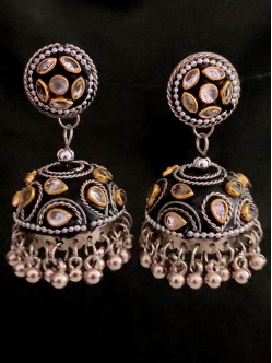 Oxidised Earrings